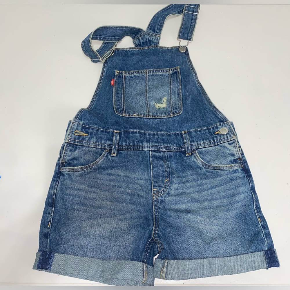 Levi's Classic Blue Kids Denim Romper